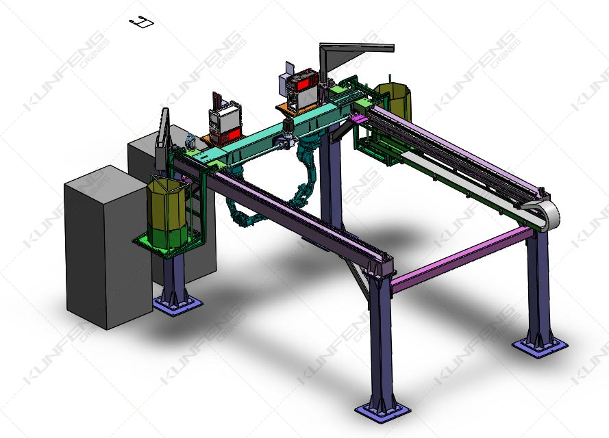 Cartesian coordinate truss robot Cartesian coordinate truss robot