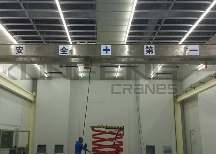 Stainless steel clean room cranes - for heavy loads
