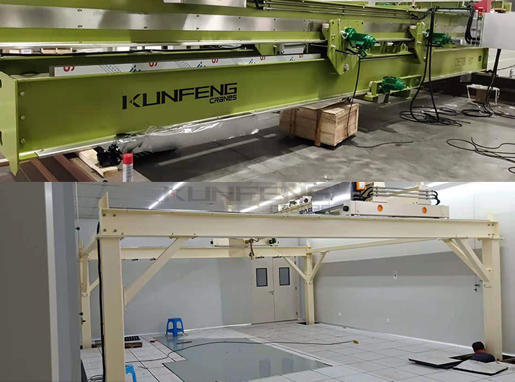 Versatile crane for clean environments