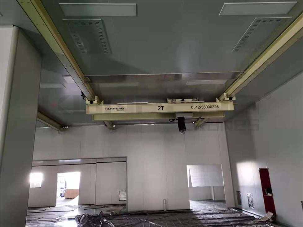 Precision electronic workshop clean room crane Precision electronic workshop clean room crane
