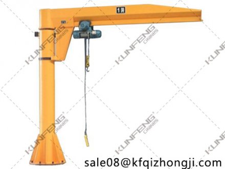 A new type of material handling tool easy to install and maintain, a small mobile Jib crane