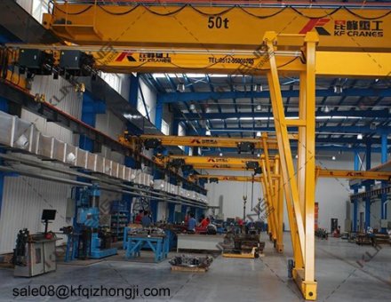 Customized indoor 3 ton electric suspension single beam crane