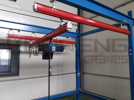 Rigid rail crane rigid rail/self-supporting multi-beam light crane
