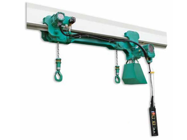 Low Headroom Air Chain Hoist & Trolley