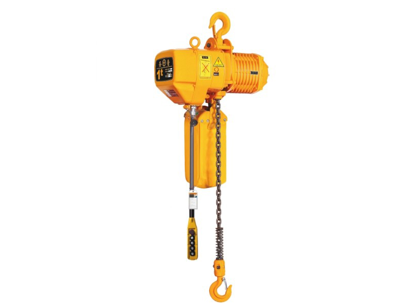 Dual Speed Electric Chain Hoist, Three Phase, Hook Mount