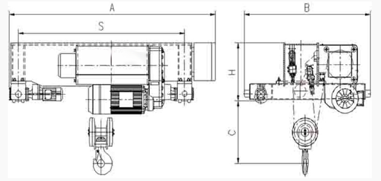 Overhead crane draft