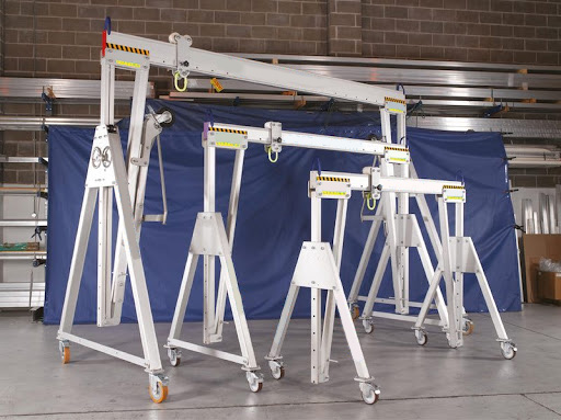 Adjustable Height Aluminum Mobile Gantry Crane