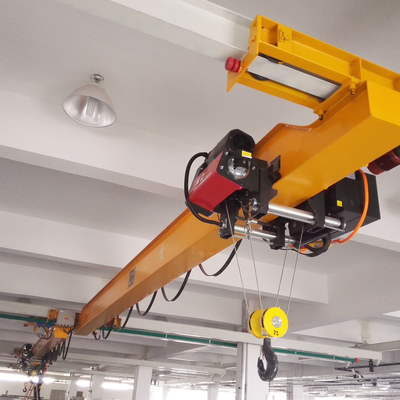 Monorail Beam Overhead Crane For Warehouse Factory Workshop