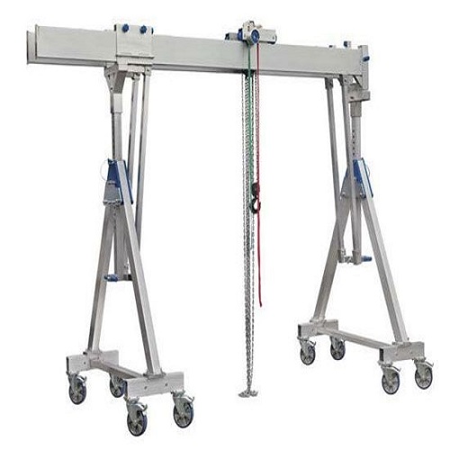 Portable aluminum gantry crane