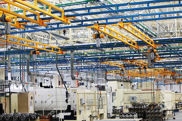 KBK suspension monorail crane