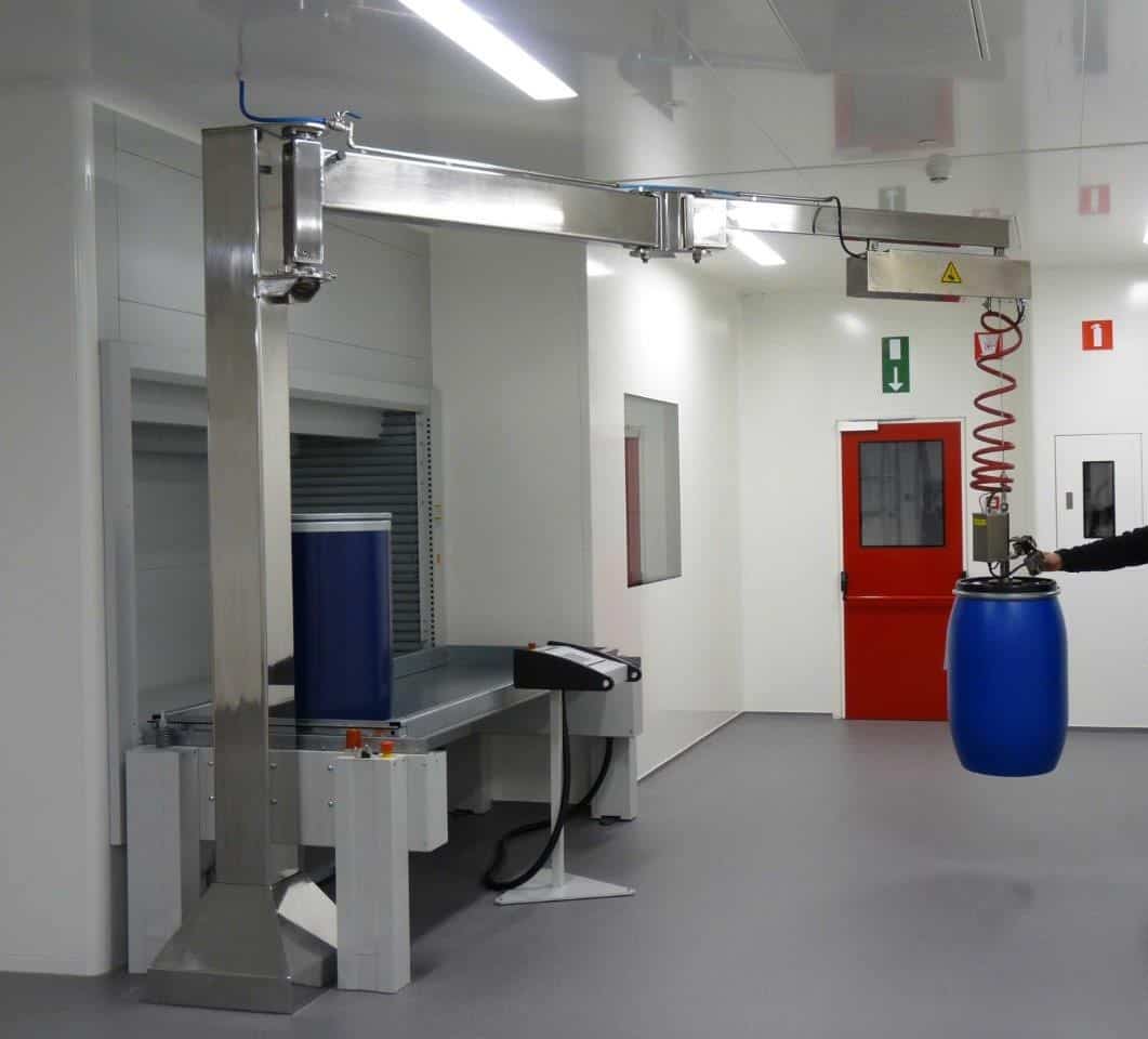 Stainless Steel Electric Jib Crane for Medical Industry