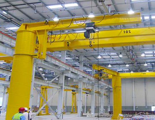 Heavy Duty Floor Mounted Electric Jib Cranes