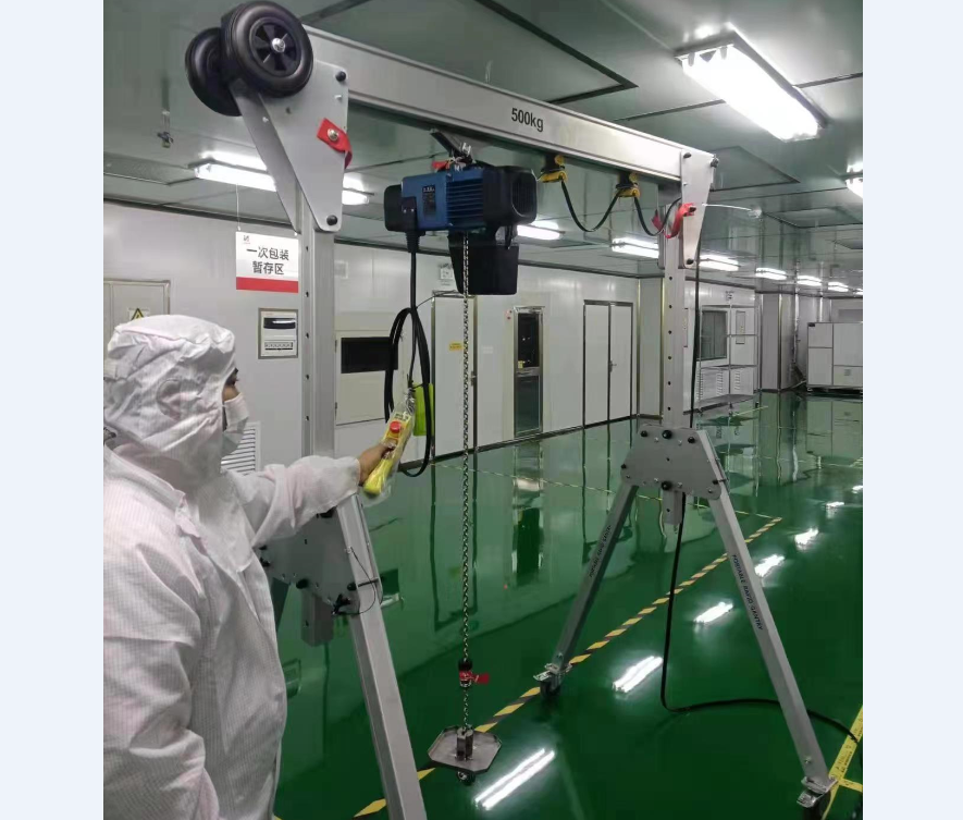 Application of Aluminum Gantry Crane in Clean Workshop