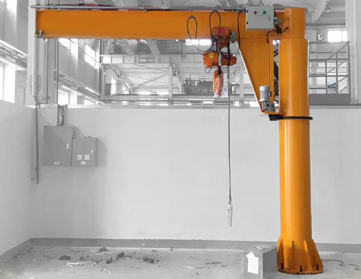 Heavy Duty Floor Mounted Electric Jib Cranes