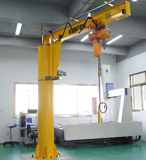 Safe Operation of Heavy Duty Column Slewing Jib Crane